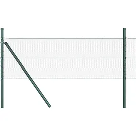 vidaXL Zaunpfosten 100 x 0,5 m Grau/Stahl