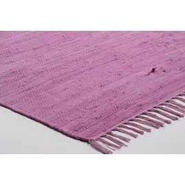 Zaba Handwebteppich Dream Cotton Beere 90 cm x 160 cm
