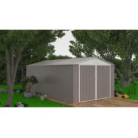 Habitat et Jardin Metallgarage Nevada mit Flügeltür - 18,56 m2
