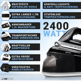 Clatronic DBS 3749 Dampfbügelstation 2400 W
