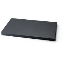 Continenta Hackbrett Schneidebrett Zellulosefaser 1-tlg. 53 x 35 cm Schwarz