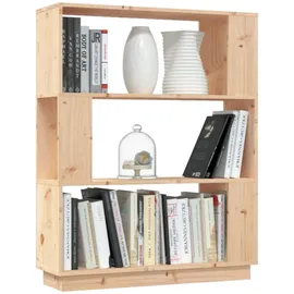 furnicato Bücherregal 80 x 25 x 101 cm Braun
