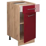 Vicco Schubladenschrank Fame-Line 40 x 51,5 x 81,5 cm Rot