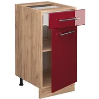 Vicco Schubladenschrank Fame-Line 40 x 51,5 x 81,5 cm Rot