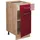 Vicco Schubladenschrank Fame-Line 40 x 51,5 x 81,5 cm Rot