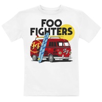 Foo Fighters T-Shirt für Kleinkinder - Kids  - Van - für Mädchen & Jungen - weiß  - Lizenziertes Merchandise! - 104