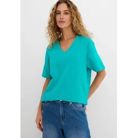 bonprix Longshirt (5er-Pack), grün, Gr.44/46 (L), Bequemes weites Long-Shirt, nicht meliert: 100% Baumwolle,