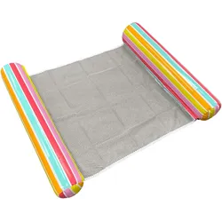 Swim Essentials Wasserhängematte Regenbogen 116 x 78 x 15 cm EINHEITSGRÖSSE