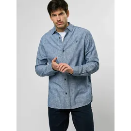 MCS Leinenhemd Blau L