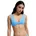Triangel-Bikini-Top Damen Silber Lake Blau S B