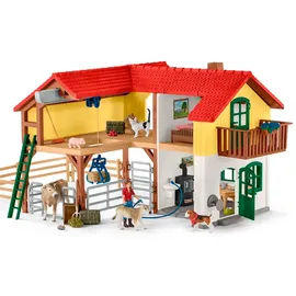 Schleich Farm World Bauernhaus mit Stall und Tieren 42407