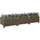 vidaXL Hochbeet 120 x 40 x 23 cm Braun