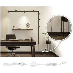 Paulmann URail Einspeisung Kabel mit Schalter, 2m, 1000W, verschiedene Farben, Lichtinstallation