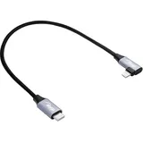 Akyga USB-C auf Apple Lightning 0,3 m Schwarz