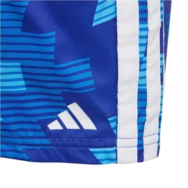 adidas Football-inspired Graphic Badeshorts Lucid Blue/White 152