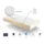 xaluca Matratze 100x200 AIR LATEX Hohe 20 CM H2 Abdeckung aus Fasern, Kern mit Latex
