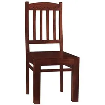 MASSIVMOEBEL24.DE Stuhl Akazie lackiert braun