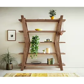 DeLife Xanthios Standregal 170 x 40 cm Braun