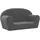 vidaXL Kindersofa 2-Sitzer 152 x 80 x 70 cm Polyester anthrazit