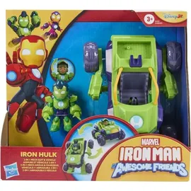 Marvel Press Iron Hulk 2-in-1 Mecha-Rüstung und Fahrzeug, Marvel Iron Man und seine tollen Freunde, ab 4 Jahren