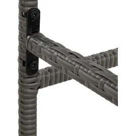 Estexo Polyrattan Gartenbar Set Gartenmöbel Sitzgruppe Rattan Bar Tresen Barset Tisch