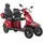 prestige home E-Seniorenmobil Vista Quarter-1L 1000 Watt 4-Rad Komfort Sitz Grau/Rot