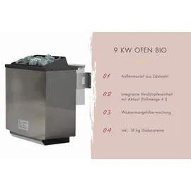 Karibu Quadro 1 Plus inkl. 400 kW Bio-Kombiofen + ext. Steuerung