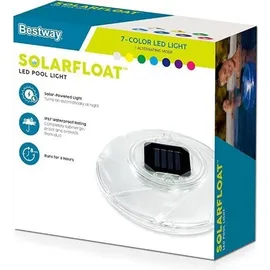 averto schwimmende Solar-LED-Poolleuchte, Ø 18 cm