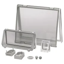 FIBOX L 24 II Sichtfenster Deckel Transparent, mit Scharnier (L x B) 248 mm x 218 mm Polycarbonat Klar