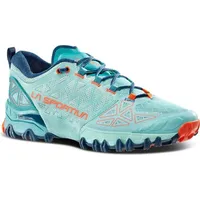 La Sportiva Bushido II Damen Traillaufschuhe-Türkis-39,5