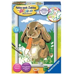 Ravensburger Malen-nach-Zahlen Knuddelhäschen mehrfarbig