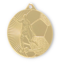 Fußballmedaille Berti goldfarben