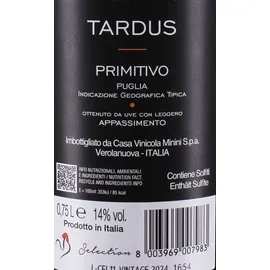 Cantine Minini Primitivo Quietum Appassimento 2024 (ehemals