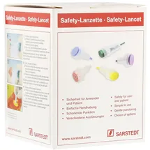 Sarstedt AG & Co. KG Safety-Lanzette 18G Extragelb Einstechtiefe 1,8mm