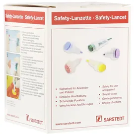 Sarstedt AG & Co. KG Safety-Lanzette 18G Extragelb Einstechtiefe 1,8mm