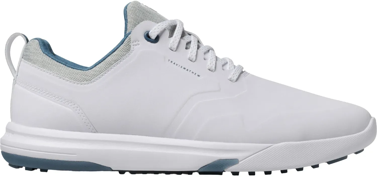TRAVISMATHEW Golfschuhe Herren The Daily Pro Hybrid Plus, weiss/blau