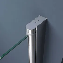 SoGood doporro Eck-Duschkabine Eckdusche 85x85x195cm Duschabtrennung ESG-Sicherheitsglas Klarglas inkl. beidseitiger Easy-Clean-Beschichtung