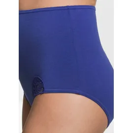 bonprix Taillenslip 5 St. Blau/Schwarz 48/50