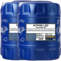 2x20 Liter Sae 85w-140 Mannol Lsd Getriebeöl Schaltgetriebe: