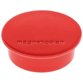 Magnetoplan Magnet Discofix Color, 10 Stück, Haftkraft ca. 2,2 kg, rot