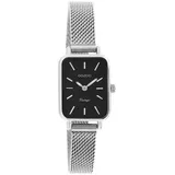 Oozoo Armbanduhr silber Metall Mesh Vintage Series Damen Analog-Quarzuhr UOC20267 - Silber