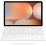 Samsung Book Cover Keyboard für Galaxy Tab S10+/S9+/S9 FE+ Weiss
