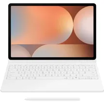 Samsung Book Cover Keyboard für Galaxy Tab S10+/S9+/S9 FE+ Weiss