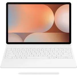 Samsung Book Cover Keyboard für Galaxy Tab S10+/S9+/S9 FE+ Weiss