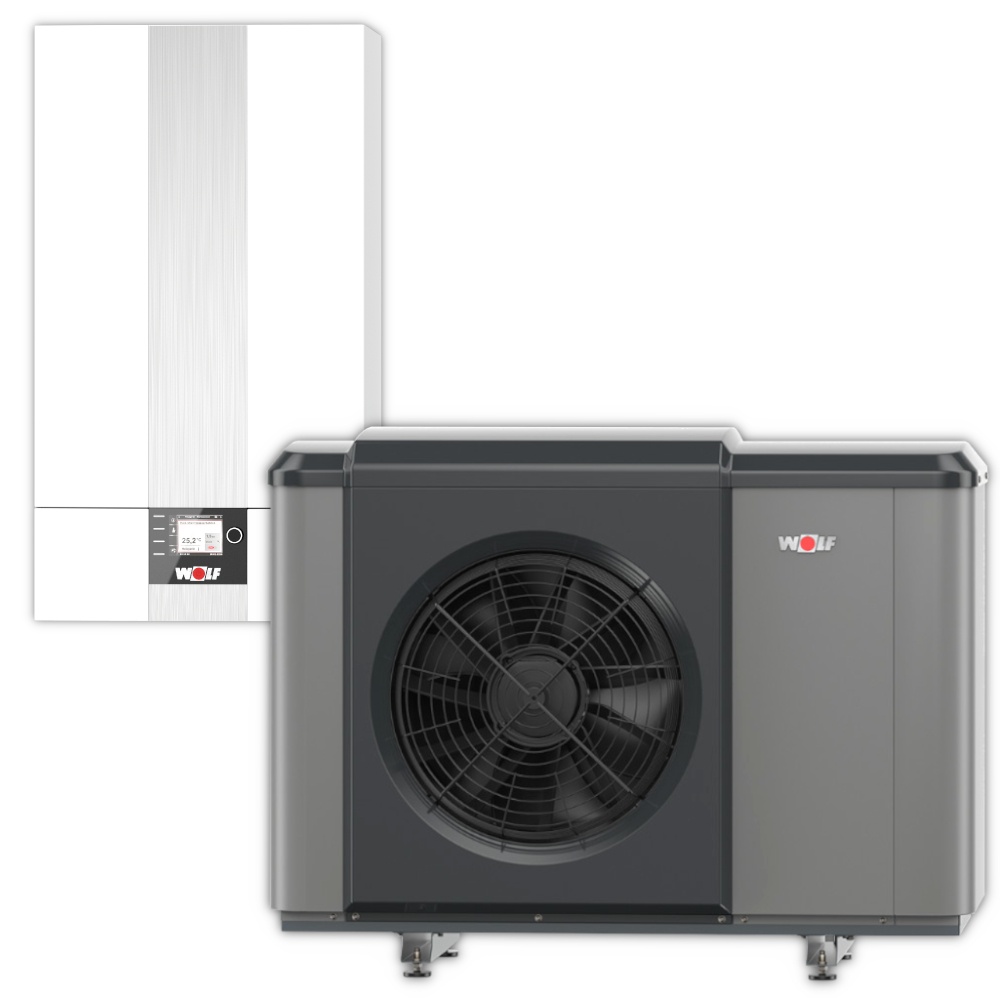 WOLF | Luft/Wasser-Wärmepumpe CHA-10 | mit E-Heizelement | BAFA