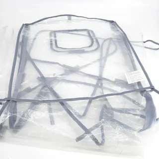 zamboo Universal Regenschutz Buggy mit vollständiger Frontöffnung - Regenverdeck Kinderwagen & Sportwagen mit Fenster und Doppel Reißverschluss zum Öffnen - transparent, schadstofffrei