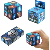 Zauberwürfel, Infinity Cube, Rubiks Cube, Formwechsel Zauberwürfel, 2 in 1 Stern