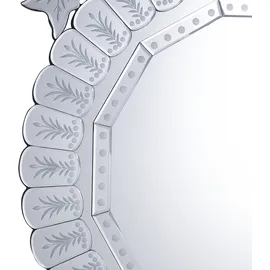 Beliani Wandspiegel CRAON 67 x 100 cm Silber