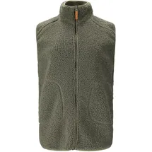 Whistler Pioneer Teddyfleece-Weste dusty olive 40