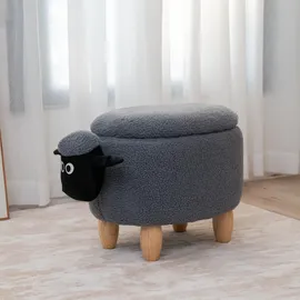 Svita Tierhocker Stauraum Kinderhocker Sitzhocker
